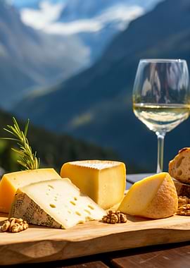 Cheese and Wine in the Alps