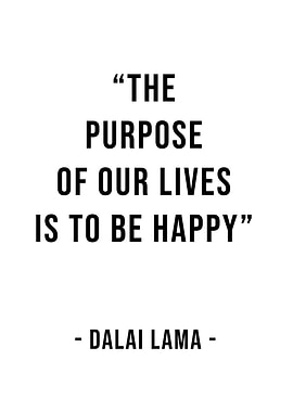 Dalai Lama Quote - Happiness