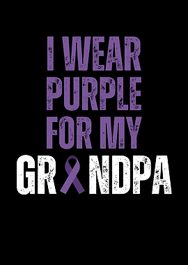 Purple Ribbon Grandpa