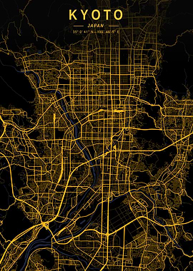 Kyoto Golden City Map