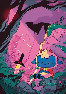 Cute Demon in a Forest