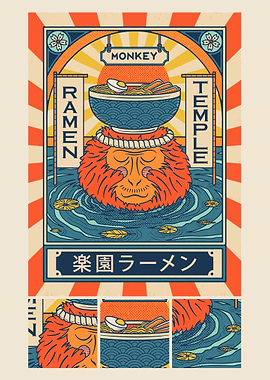 Monkey Ramen Temple