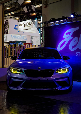 Blue BMW M2 Competition