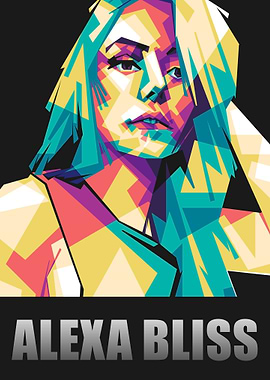 Alexa Bliss Pop Art Portrait