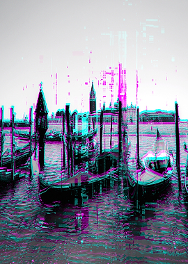 Venice Glitch Art