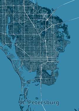 St. Petersburg City Map