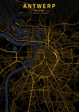 Antwerp Golden Map