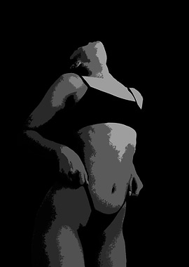 Silhouette in Darkness I