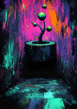 Neon Growth – The Awakening Tree