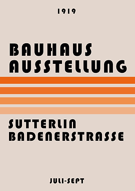 Bauhaus Ausstellung Poster