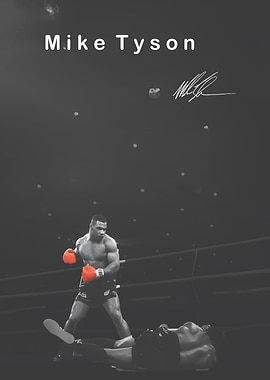Mike Tyson Boxing Poster