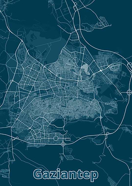 Gaziantep City Map