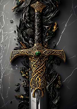 Ornate Celtic Sword