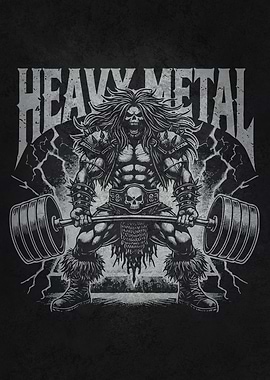 Heavy Metal Barbarian Powerlifting