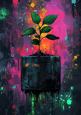 Neon Rebirth – Growth from the Void