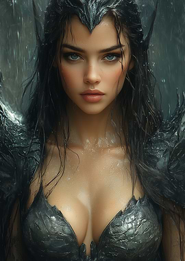 Dark Fantasy Warrior Woman