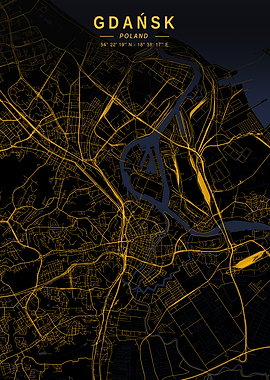 Gdansk Golden Map