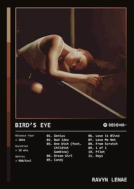 Bird's Eye (2024) Album by Ravyn Lenae