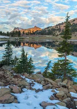 Mountain Lake Reflection