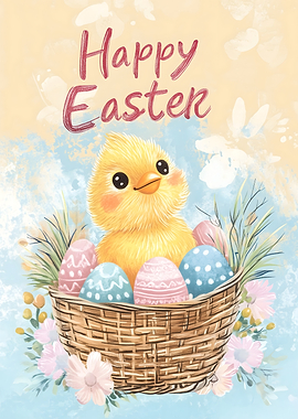 Happy Easter Poster