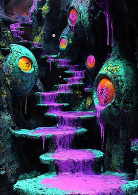 The Luminous Ascent – Stairway to the Unknown