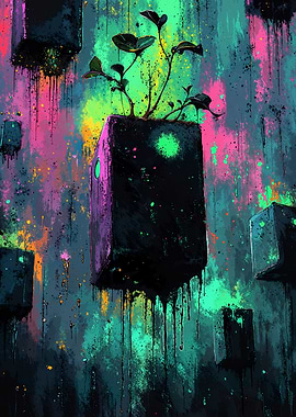 Suspended Growth – Neon Eden