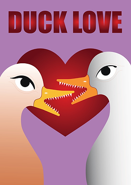 Duck Love Illustration