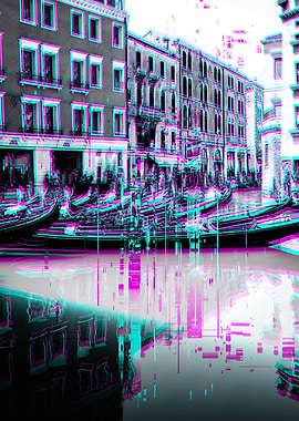Venice Glitch Art