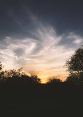 Evening Sky Sunset Cloudscape