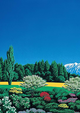Hiroshi Nagai Japanese Landscape Painting
