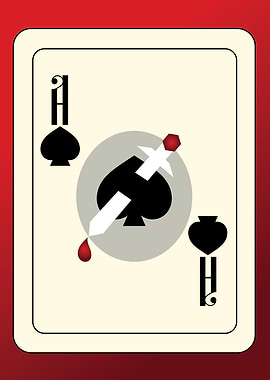 Ace of Spades with Sword