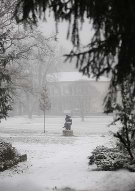 Snowy Park Sculpture
