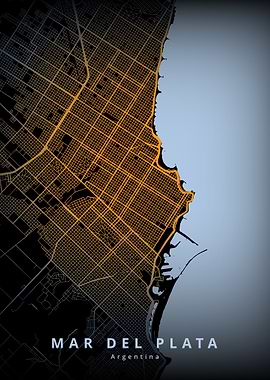 Mar del Plata City Map