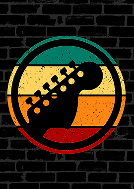 Guitar Retro Design