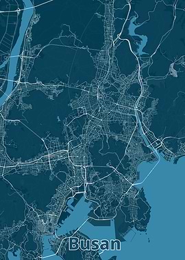 Busan City Map