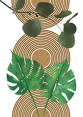Tropical Leaves & Geometric Circles