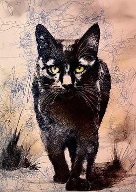 The rough ride of a black cat