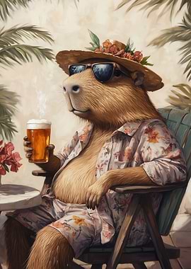 Capybara in Sunglasses