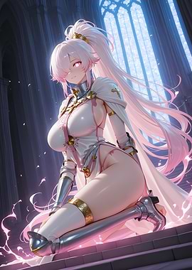 Anime Knight in White