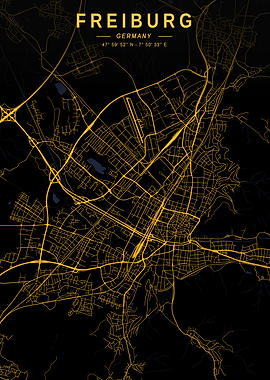 Freiburg Golden Map