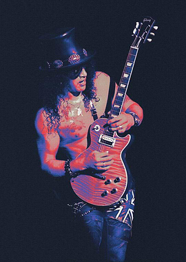 Slash Guitarist Portrait