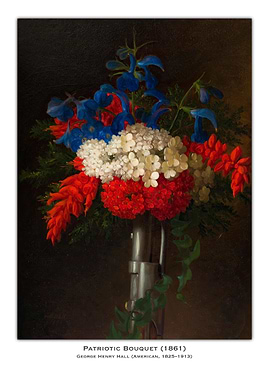 Patriotic Bouquet Painting