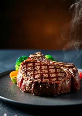 Grilled Steak with Vegetables