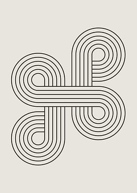 Abstract Geometric Art Print