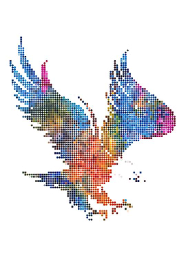 Pixelated Eagle
