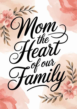Mom Heart Family Quote
