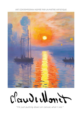 Impressionist Sunrise Painting