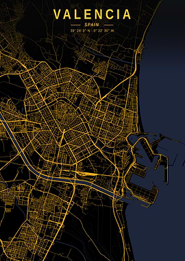 Valencia Golden Map