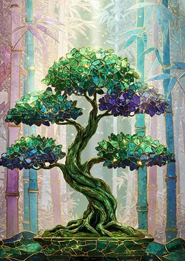 Bonsai Tree Bamboo Forest