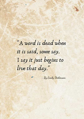 Emily Dickinson Quote